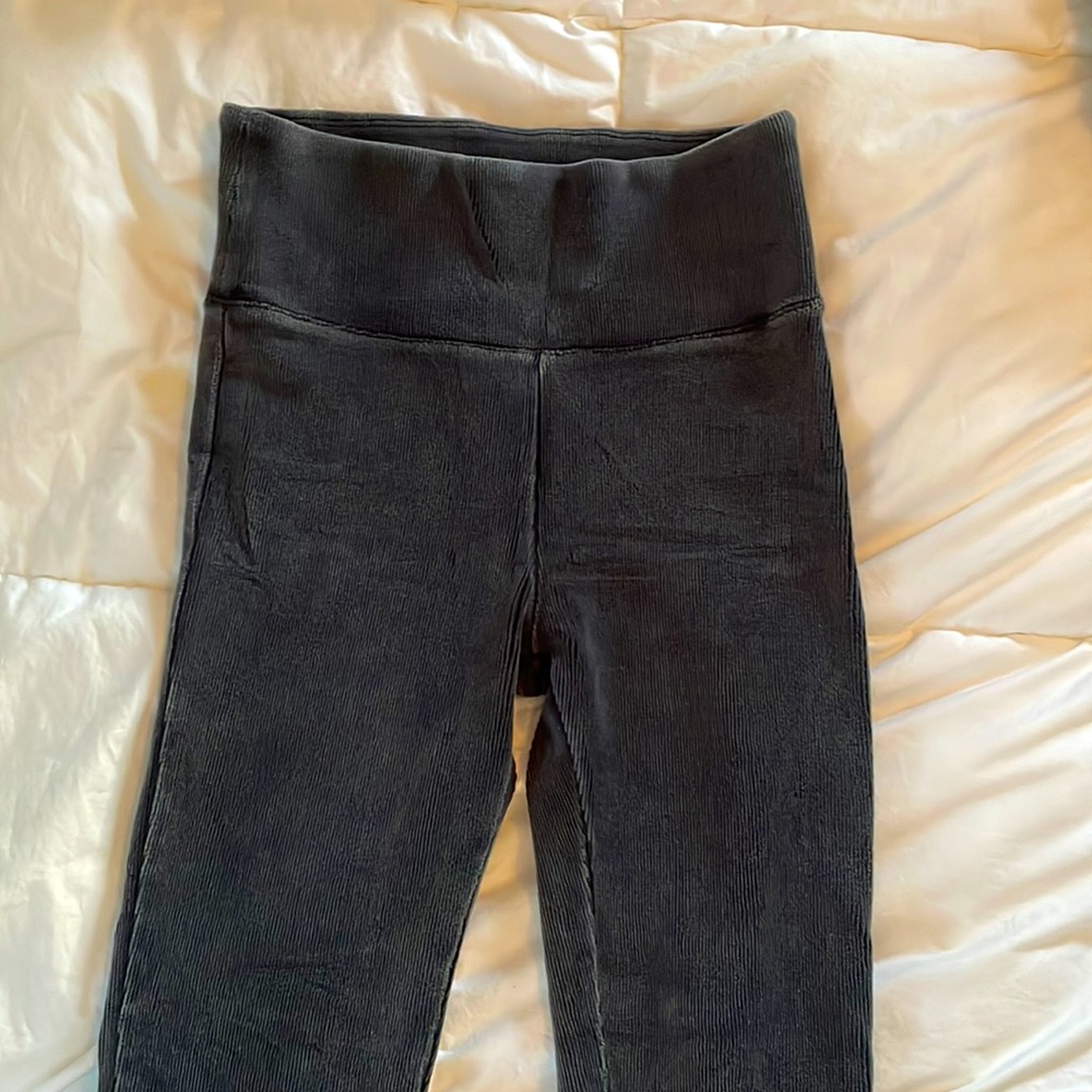 Aerie ribbed gray leggings